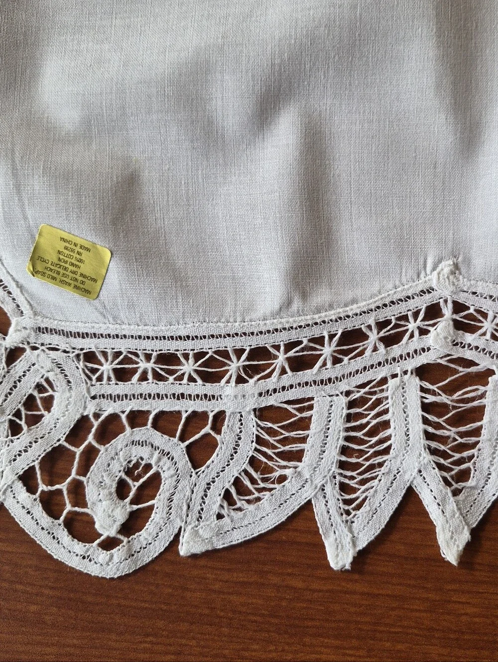 3 - Vintage Battenburg Doily Placemat Cottagecore Victorian Farmhouse Old World